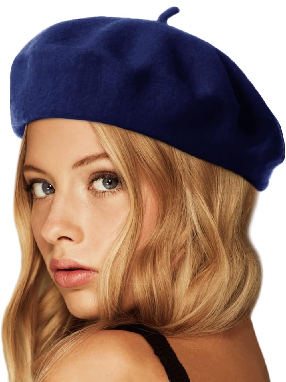 Classic Navy Wool Beret